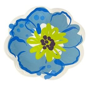 Pier‎ 1 Tropical Collection Set of 4 Melamine Salad Plates